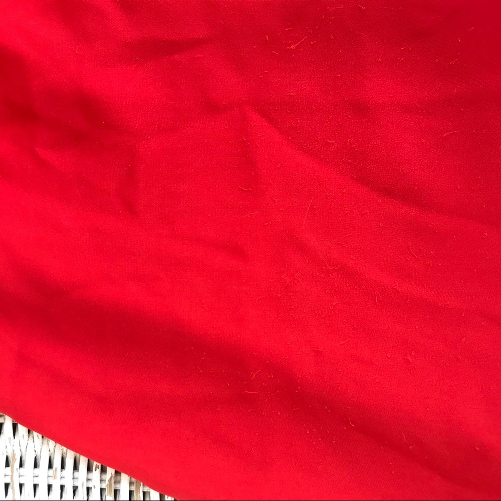 🆕 {Alice + Olivia} Red Ashli Silk Cocktail Dress • Size 8 - Picture 7 of 9